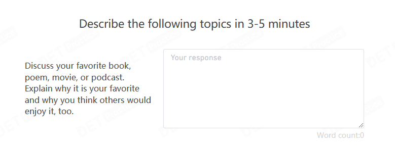 ภาพหน้าจอของ 'Writing Sample' เกี่ยวกับ Discussion Questions