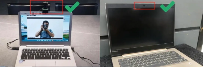 Una captura de pantalla donde la posición de la cámara es apropiada en DET.